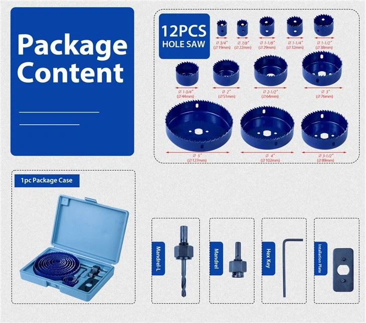 8 قطع عقد مجموعة المنشار