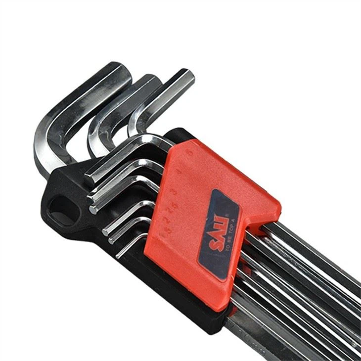 9 قطع مجموعة مفاتيح مفتاح ألين سداسية