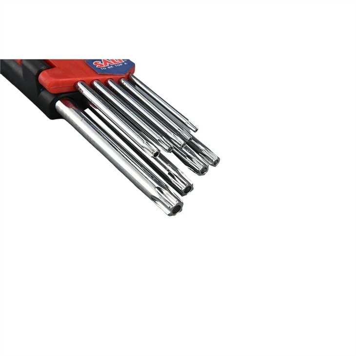 مجموعة مفاتيح سداسية على شكل كرة / نجمة / سداسية من 9 قطع