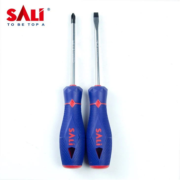 مجموعة مفكات البراغي المغناطيسية SALI PH 2 6 * عمود Cr-V مقاس 100 مم بمقبض PP