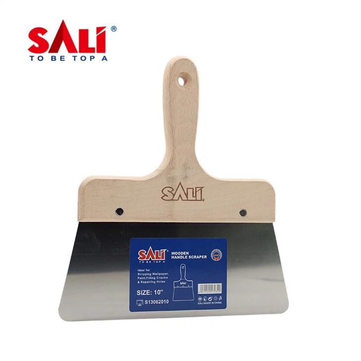 SALI مقبض خشبي مكشطة وسكين المعجون
