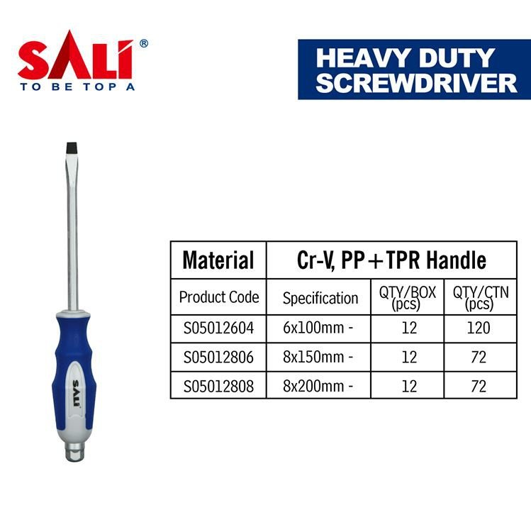 مفك براغي بمقبض آمن ومريح من سالي TPR