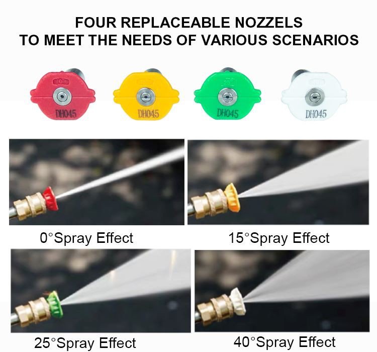 SALI تدفع باليد آلة تنظيف كبيرة متعددة الوظائف عالية الضغط