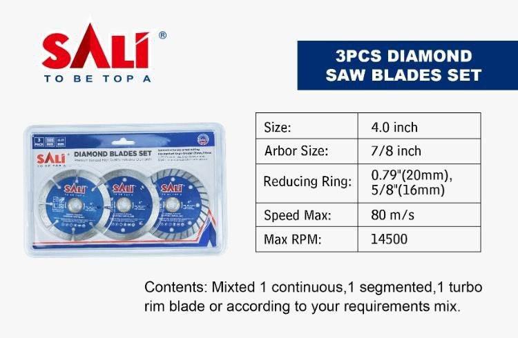 Diamond saw blade set 4 inch