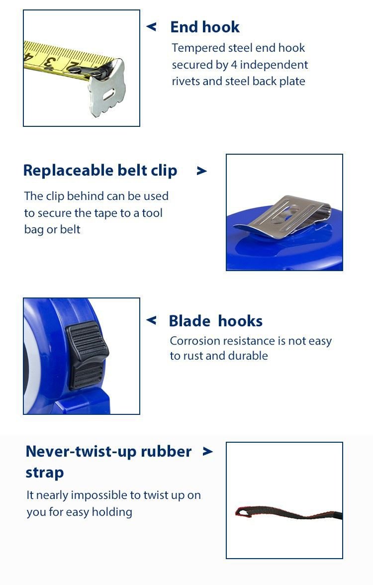 SALI المنزلية عالية الدقة ABS شريط قياس