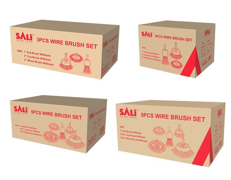 SALI جديد وصول النحاس الأسلاك فرشاة مجموعة مع 45 # الصلب هانلد