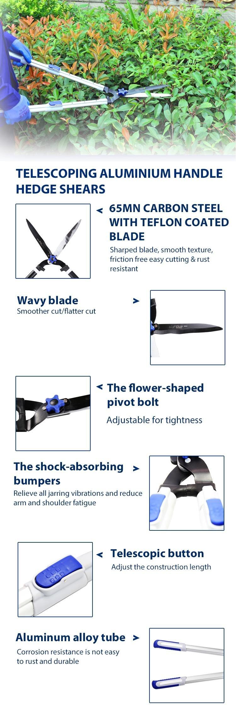 Telescoping Aluminum Handle Hedge Shear